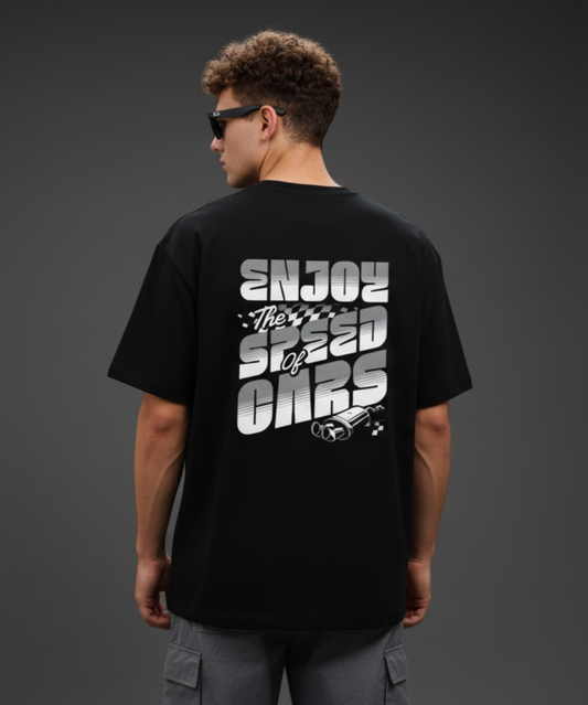 “Enjoy Speed Cars” Graphic T-Shirt – Racing Streetwear Tee (Unisex)