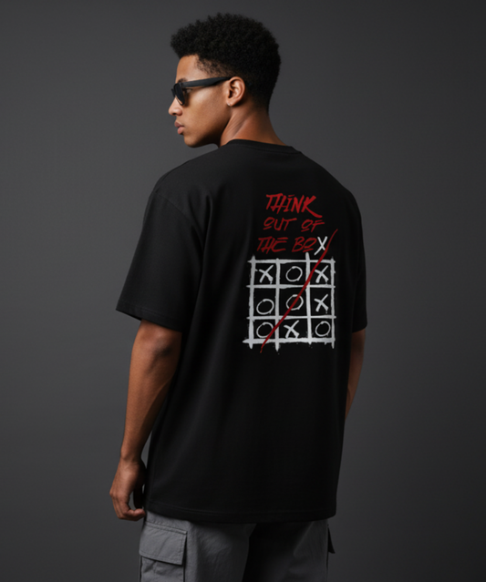 “Think Out of the Box” Graphic T-Shirt – Creative Streetwear Tee (Unisex)