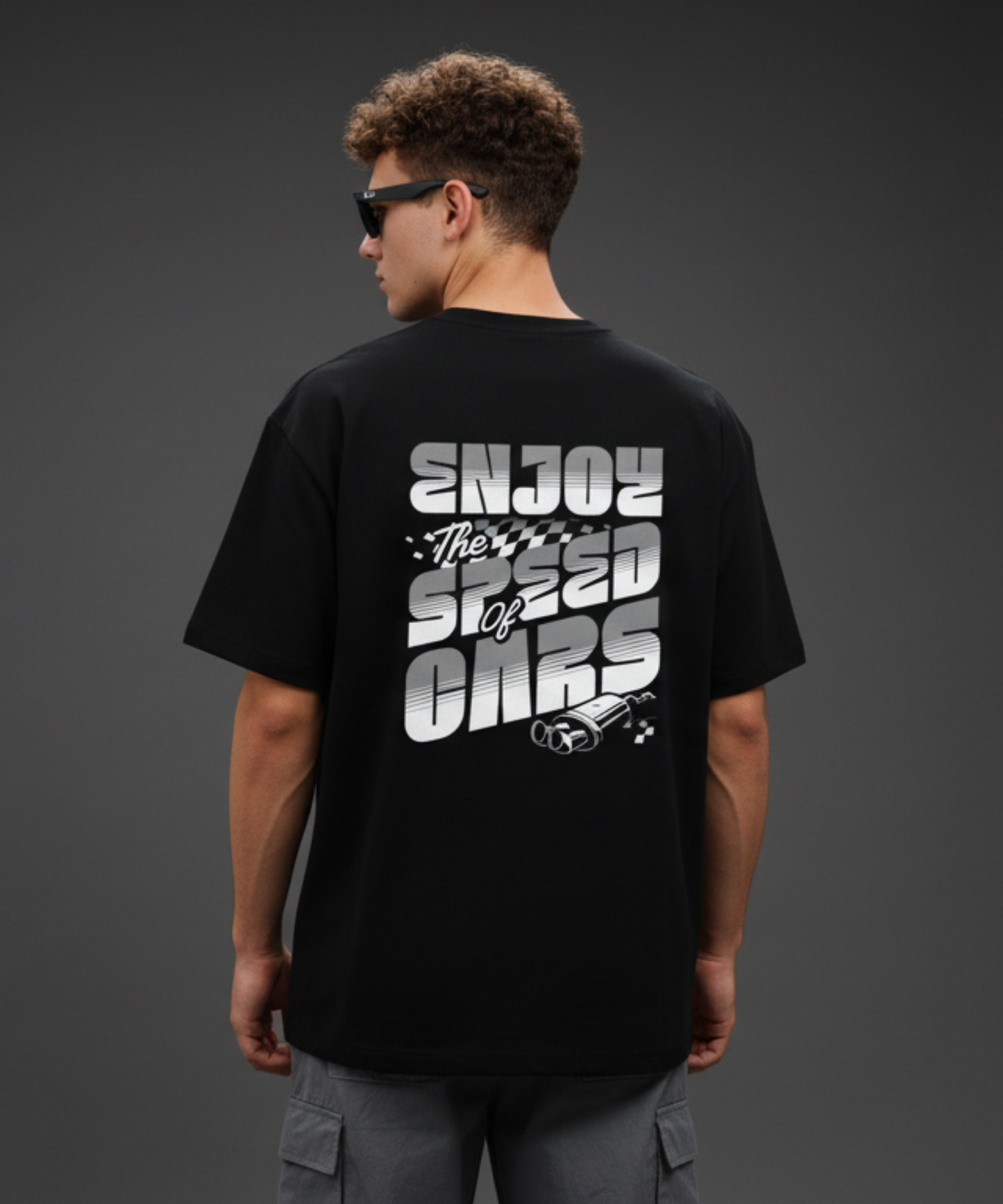 “Enjoy Speed Cars” Graphic T-Shirt – Racing Streetwear Tee (Unisex)